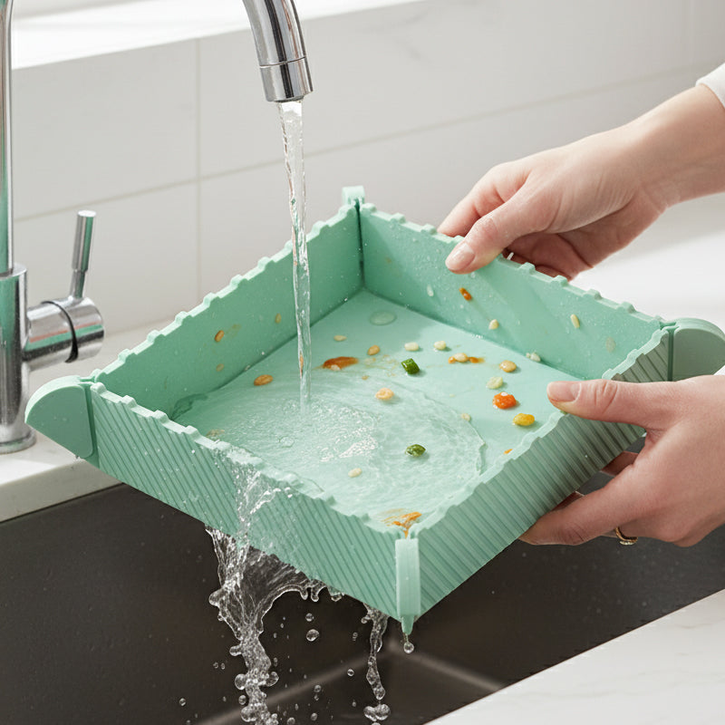 📢📢50 % DE RÉDUCTION !! ⏰Dessous-de-plat magnétique en silicone 🍳🧲 | Dessous-de-plat pliable et petit plateau de cuisine