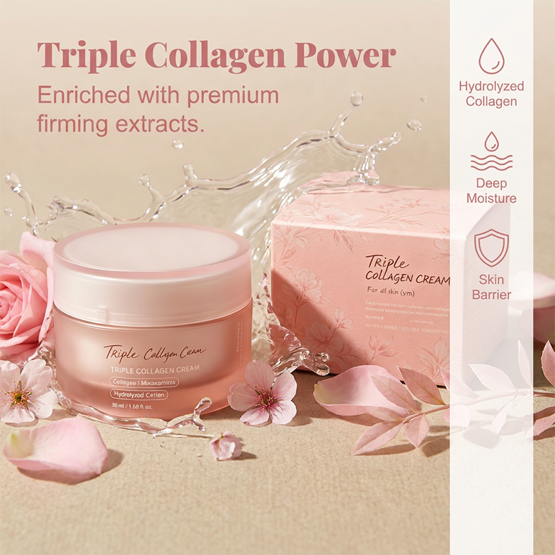 Crème Triple Collagène Fermante & Hydratante