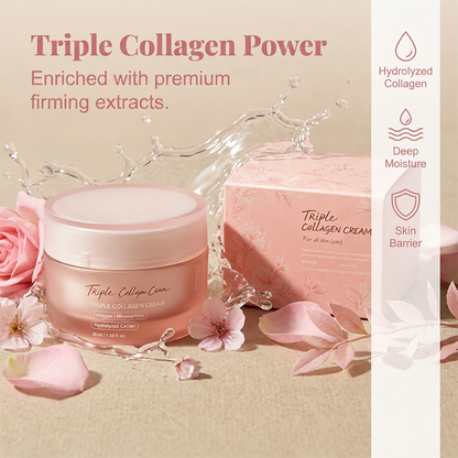 Crème Triple Collagène Fermante & Hydratante