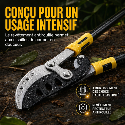 🌳 50% DE RÉDUCTION MAINTENANT ! ✂️ Sécateurs épais pour jardin – Levier à effet compound, acier trempé et aluminium de qualité aviation – Pour branches épaisses et arbres fruitiers 💪