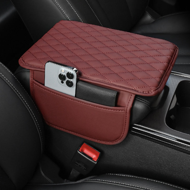 🚘 Coussin d'accoudoir de voiture avec poche | 6 couleur