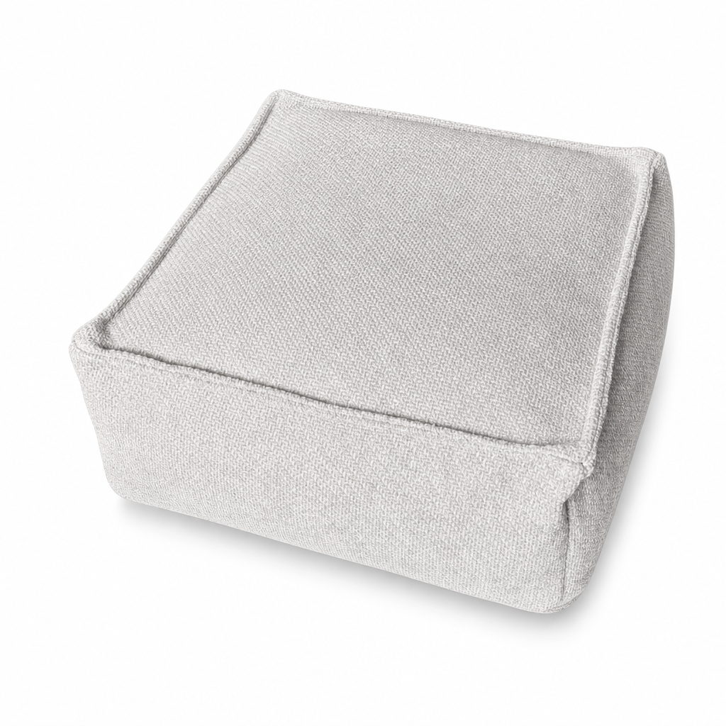 ⏳Offre spéciale à durée limitée⏰Housse pour repose-pieds de rangement : Remplissage avec vêtements, support de 100 kg, large fermeture éclair, lavable, 45x45x23cm