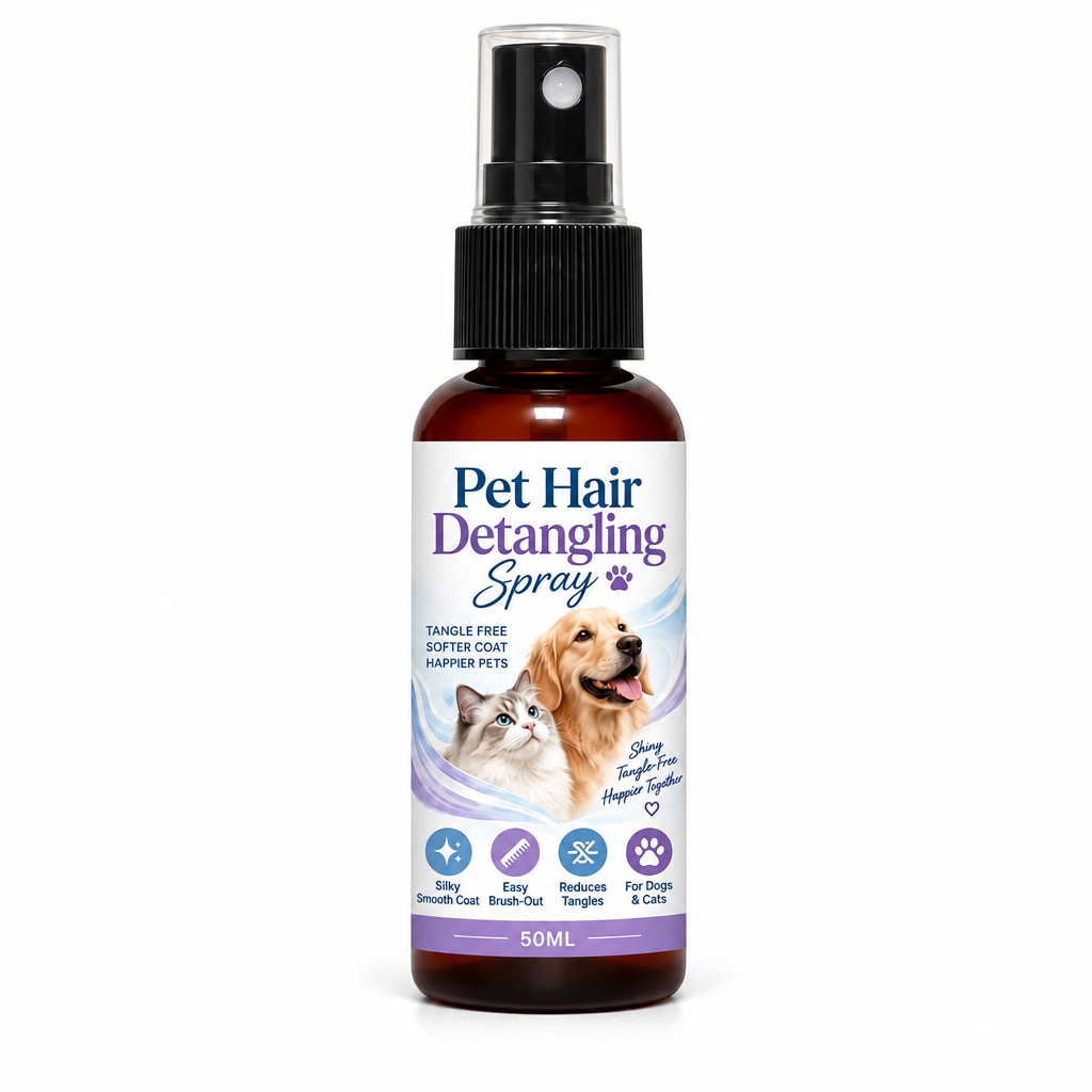 🐾✨ EN CE MOMENT : 50 % DE RÉDUCTION POUR UNE DURÉE LIMITÉE – Spray anti-boules de poils pour animaux de compagnie – Élimine les boules de poils – Réduit la chute de poils – Pelage doux et brillant – Pour chats à poils longs et chiens à poils bouclés