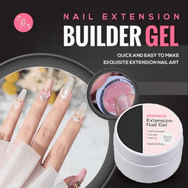 💅✨ PROMOTION D'ÉTÉ : 50 % DE RÉDUCTION ! Gel de renforcement pour extensions d'ongles — Ne coule pas, facile à utiliser 🥳