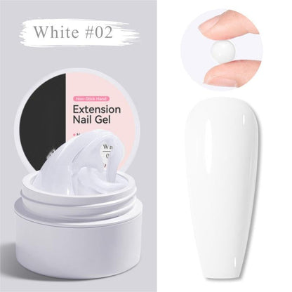💅✨ PROMOTION D'ÉTÉ : 50 % DE RÉDUCTION ! Gel de renforcement pour extensions d'ongles — Ne coule pas, facile à utiliser 🥳