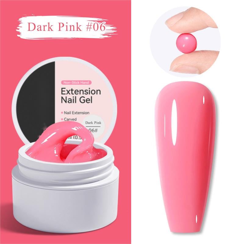 💅✨ PROMOTION D'ÉTÉ : 50 % DE RÉDUCTION ! Gel de renforcement pour extensions d'ongles — Ne coule pas, facile à utiliser 🥳