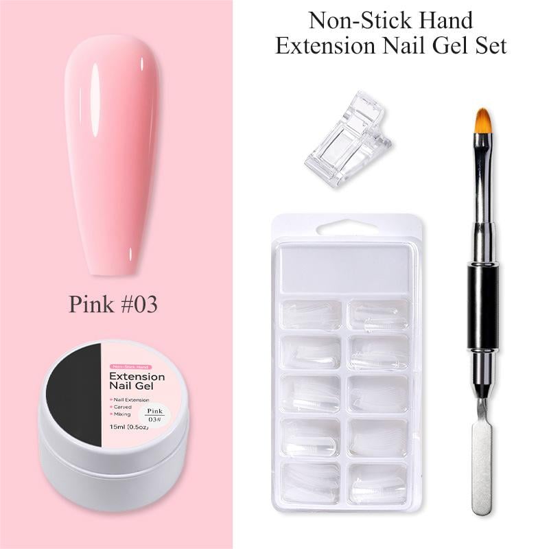 💅✨ PROMOTION D'ÉTÉ : 50 % DE RÉDUCTION ! Gel de renforcement pour extensions d'ongles — Ne coule pas, facile à utiliser 🥳