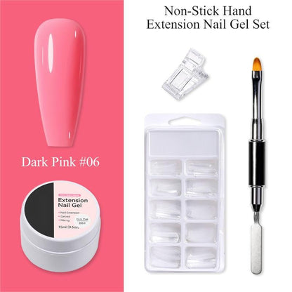 💅✨ PROMOTION D'ÉTÉ : 50 % DE RÉDUCTION ! Gel de renforcement pour extensions d'ongles — Ne coule pas, facile à utiliser 🥳