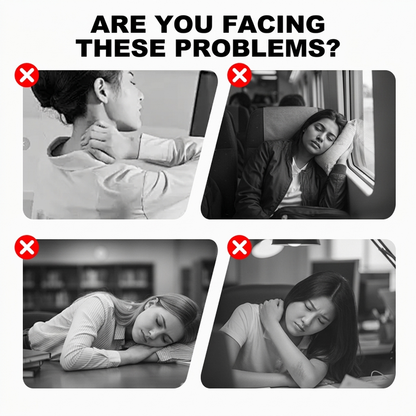 🌬️ Oreiller de voyage gonflable ergonomique ✈️😴 | Pour un sommeil confortable en voiture, en avion ou en train