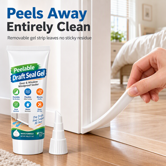 🚪50 % DE RÉDUCTION EN CE MOMENT ! Gel d'étanchéité pelable pour les interstices entre les portes et les fenêtres