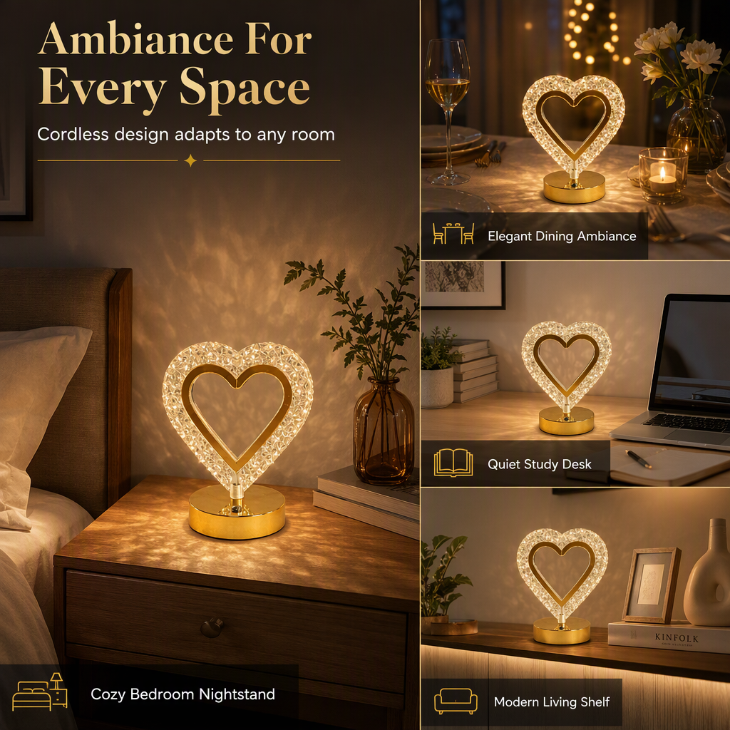 📢📢50 % DE RÉDUCTION !! ⏰ Veilleuse géométrique en cristal : commande tactile, 3 couleurs, rechargeable par USB, éclairage d'ambiance pour la chambre