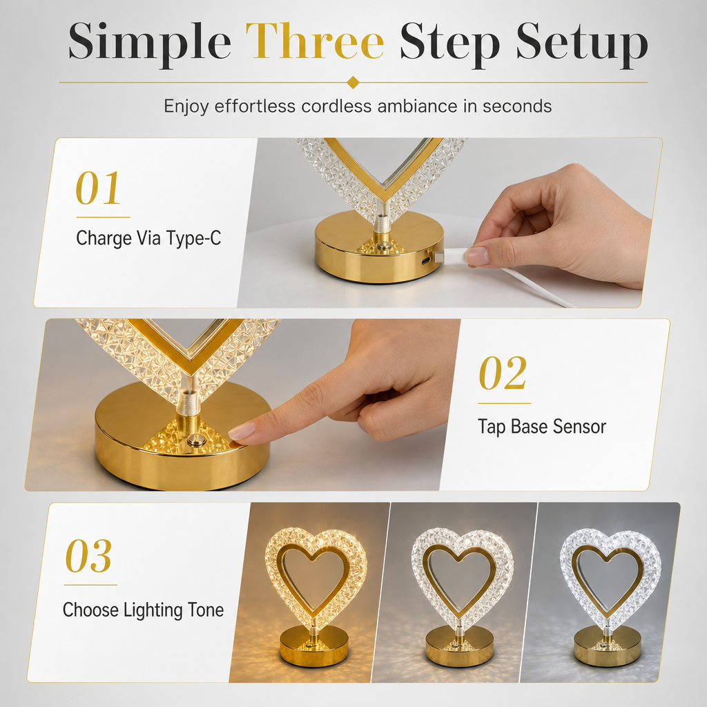 📢📢50 % DE RÉDUCTION !! ⏰ Veilleuse géométrique en cristal : commande tactile, 3 couleurs, rechargeable par USB, éclairage d'ambiance pour la chambre