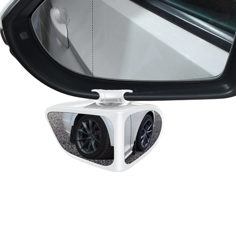 Rétroviseur à double lentille, orientable à 360°, pour angle mort