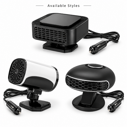 🚗❄️ 50 % DE RÉDUCTION ! Chauffage et dégivreur portable pour voiture – dégivrage et désembuage rapides, modes « chauffage » et « ventilateur » 2 en 1, socle pivotant à 360°. Un pare-brise dégagé en quelques secondes ! 🛡️✅