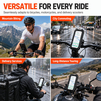 🚲 PROMO -50% ✨ Support Téléphone Étanche Vélo & Moto — IPX6 & Rotation 360° ⚡