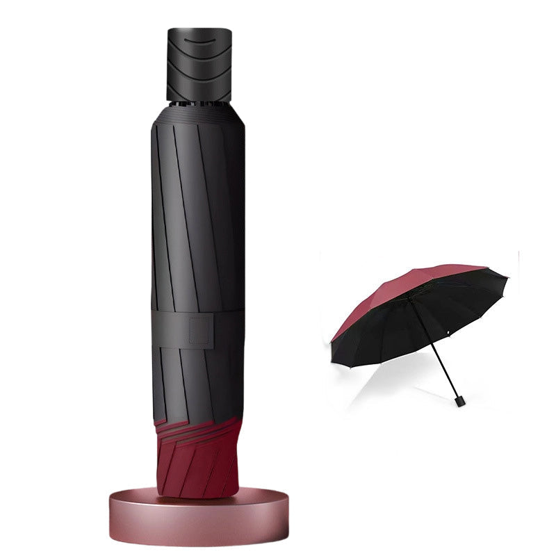 🔥 VENTE ÉCLAIR 🔥 Grand parasol pliable et résistant au vent – diamètre de 130 cm pour 4 personnes – armature en acier renforcée avec 12 baleines – UPF 50+ – 7 couleurs ! ☔✨