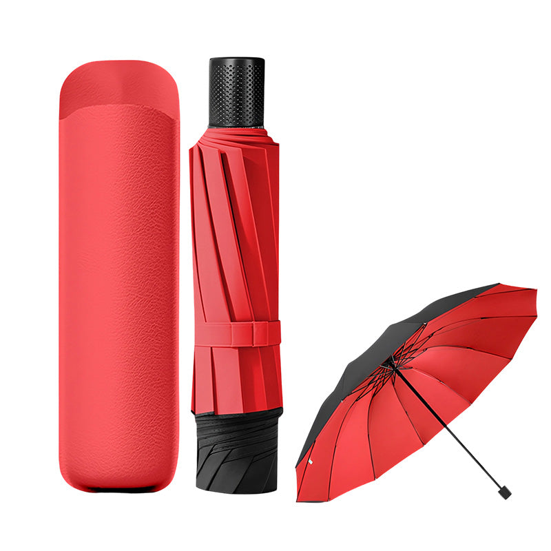 🔥 VENTE ÉCLAIR 🔥 Grand parasol pliable et résistant au vent – diamètre de 130 cm pour 4 personnes – armature en acier renforcée avec 12 baleines – UPF 50+ – 7 couleurs ! ☔✨