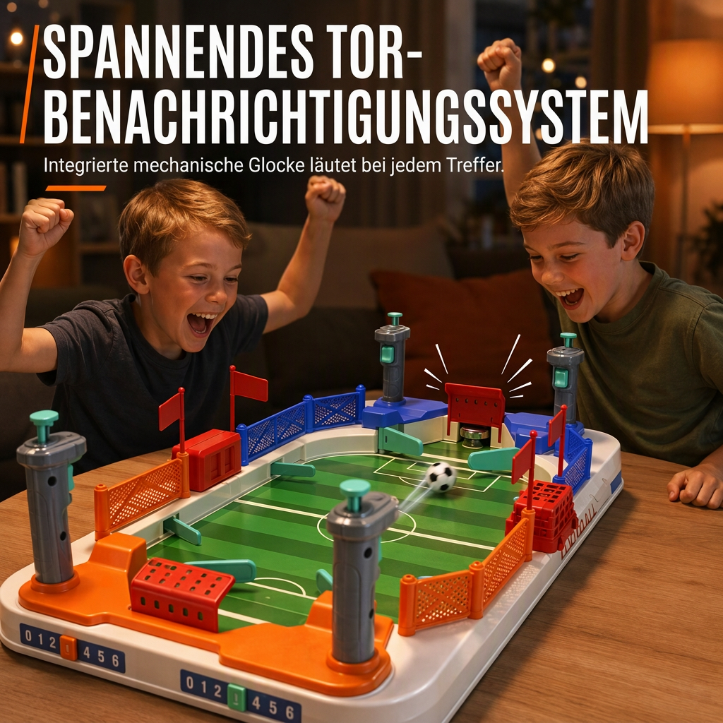 50% de Réduction – Jeu de Baby-Foot de Table Interactif 2 Joueurs