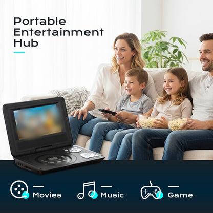 ⚡PROMO -50%✨Lecteur portable DVD EVD🎮Écran 7.8 pouces, lecture vidéo + jeux intégrés
