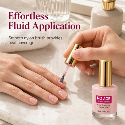 💅-50 % MAINTENANT ! Combleur de stries pour ongles rose naturel 12 ml, couche lissante revitalisante pour ongles, masque instantanément les stries verticales pour des ongles brillants et sains
