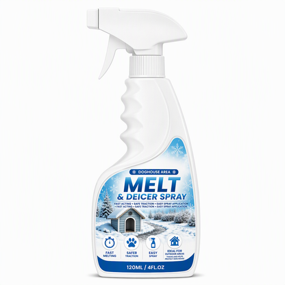 Spray de dégivrage et de fonte de neige pour extérieur