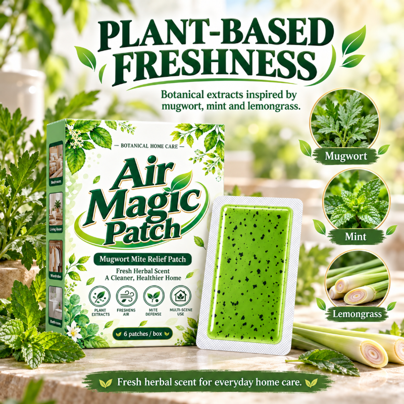 🌿Patchs anti-acariens à l'armoise ✨Patch anti-acariens longue durée pour la maison, protection naturelle contre les acariens, pour placards, lits et canapés, 6 patchs par paquet