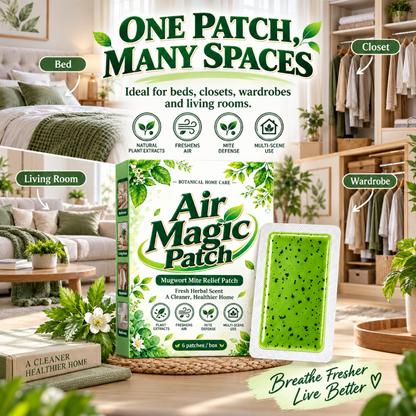 🌿Patchs anti-acariens à l'armoise ✨Patch anti-acariens longue durée pour la maison, protection naturelle contre les acariens, pour placards, lits et canapés, 6 patchs par paquet
