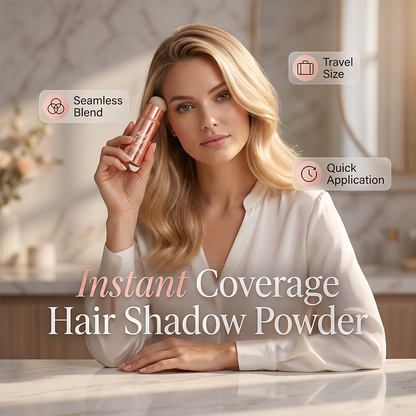 Bâton de poudre d'ombre capillaire instantanée avec applicateur à éponge