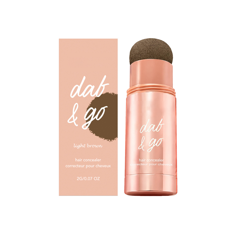 Bâton de poudre d'ombre capillaire instantanée avec applicateur à éponge