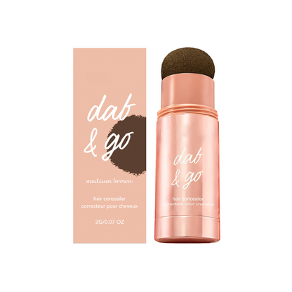 Bâton de poudre d'ombre capillaire instantanée avec applicateur à éponge