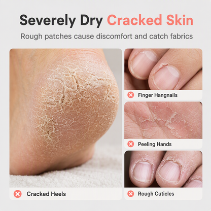 🔥OFFRE ÉCLATANTE🔥 Stick hydratant au gel de pétrole – Squalane et acide hyaluronique, application sans les mains – Pour les mains, les pieds et les talons secs – Pêche ou orange – 35 g ! 🧴✨