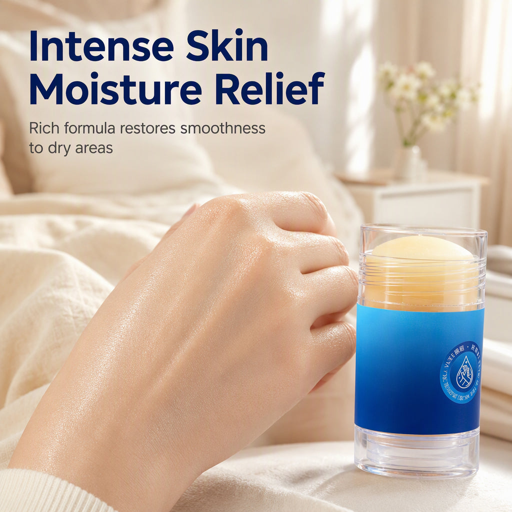 🔥OFFRE ÉCLATANTE🔥 Stick hydratant au gel de pétrole – Squalane et acide hyaluronique, application sans les mains – Pour les mains, les pieds et les talons secs – Pêche ou orange – 35 g ! 🧴✨