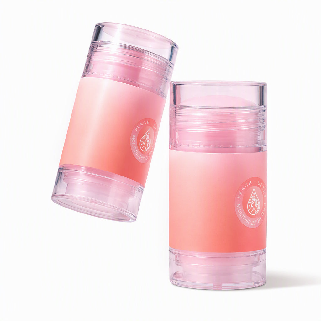 🔥OFFRE ÉCLATANTE🔥 Stick hydratant au gel de pétrole – Squalane et acide hyaluronique, application sans les mains – Pour les mains, les pieds et les talons secs – Pêche ou orange – 35 g ! 🧴✨