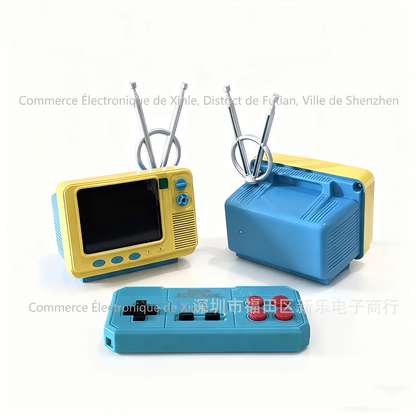 📢📢 50% DE RÉDUCTION🎮 Console de jeux portable vintage – design compact, recharge basse tension et câbles de jeux fournis | Jouez aux jeux retro partout.