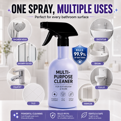 Nettoyant ménager multifonction en spray au bicarbonate de soude