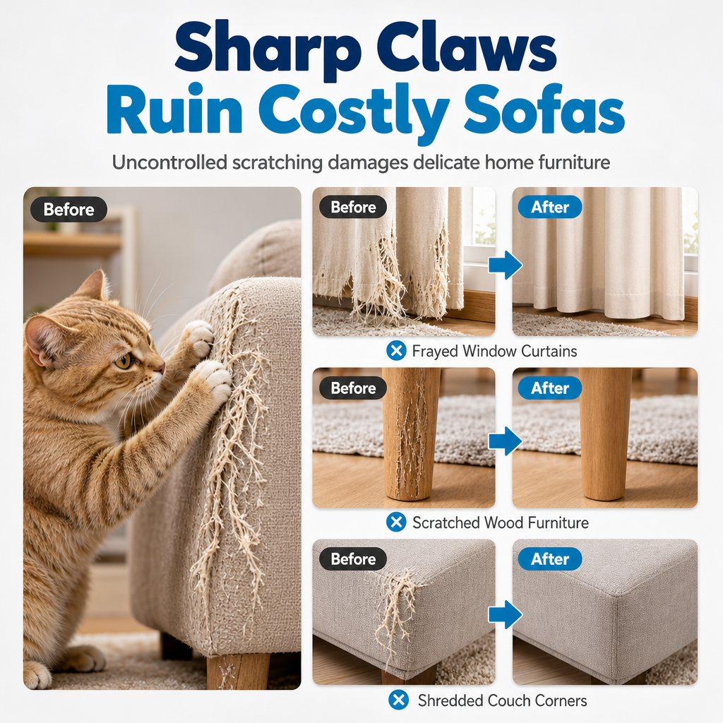 🐱✨ PROMO FLASH : 50% DE RÉDUCTION ! Spray Répulsif Anti-Griffures pour Chat aux Agrumes – Formule Transparente & Non Tachante for Protéger Canapés et Meubles ✨