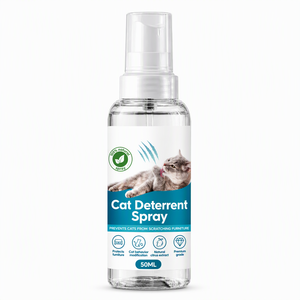 🐱✨ PROMO FLASH : 50% DE RÉDUCTION ! Spray Répulsif Anti-Griffures pour Chat aux Agrumes – Formule Transparente & Non Tachante for Protéger Canapés et Meubles ✨