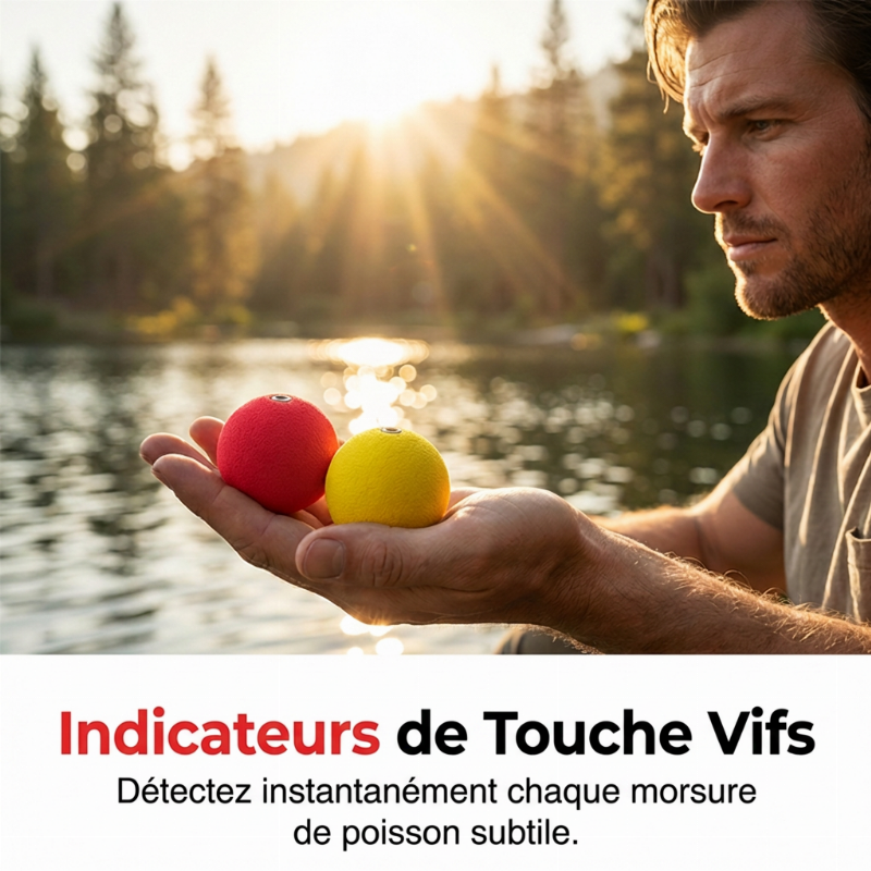 🎣🔴 Kit Flotteurs de Pêche Lestés Haute Visibilité | Mousse Anti-Choc, Longue Distance & Boîte Inclus