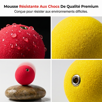 🎣🔴 Kit Flotteurs de Pêche Lestés Haute Visibilité | Mousse Anti-Choc, Longue Distance & Boîte Inclus