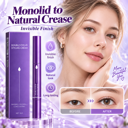 Stylo crème invisible pour paupières doubles