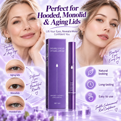 Stylo crème invisible pour paupières doubles