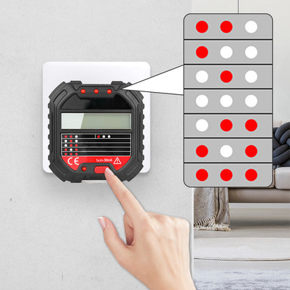 ⚡🔥50% DE RÉDUCTION ! Testeur de prises numérique LCD, test RCD, détecte défauts de câblage🔌