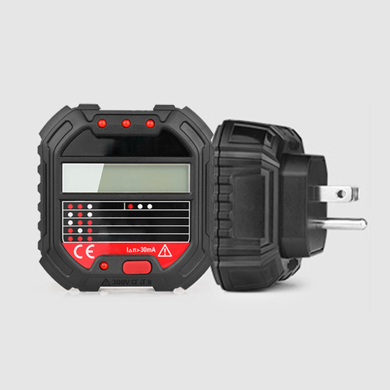 ⚡🔥50% DE RÉDUCTION ! Testeur de prises numérique LCD, test RCD, détecte défauts de câblage🔌