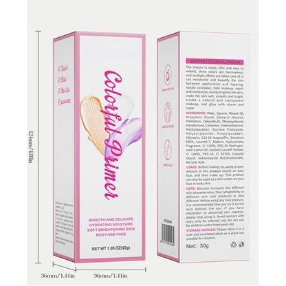 Base multifonctionnelle 3-en-1 pour le visage, à appliquer avant le maquillag