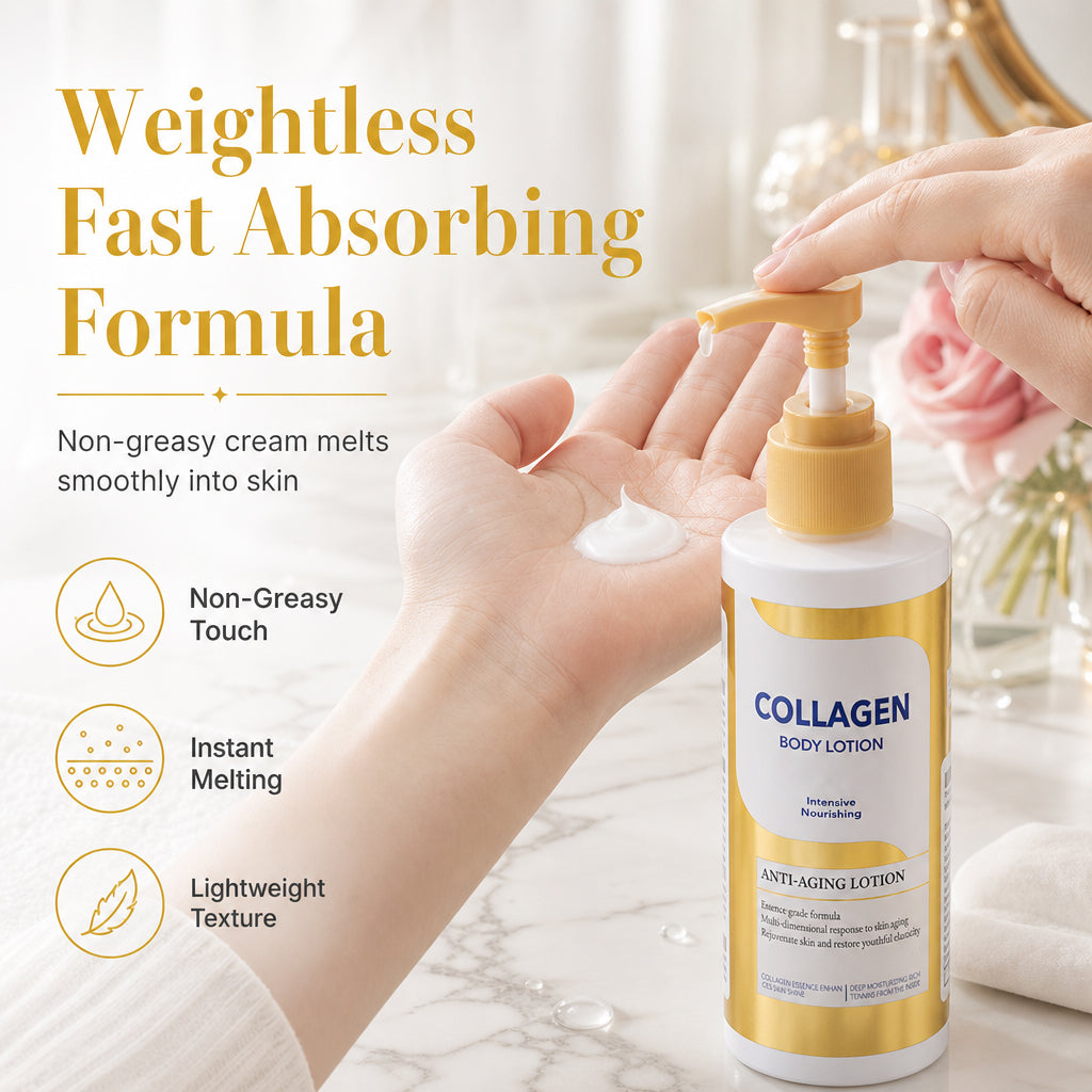 🧴 50% RABATT NU! Body Lotion Skin Care Moisturizing Cream – återställer elasticitet, intensiv återfuktning & viktlös formula – perfekt för torr och grov hud ✨