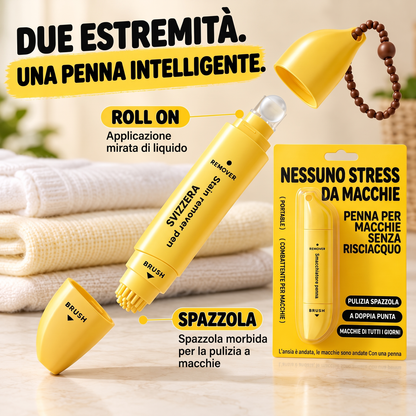 🔥 Penna Smacchiatore Portatile a Doppia Testina – Addio Macchie Subito! 🖊️