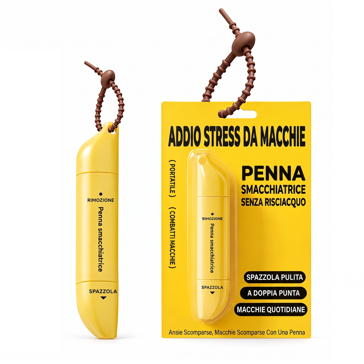 🔥 Penna Smacchiatore Portatile a Doppia Testina – Addio Macchie Subito! 🖊️