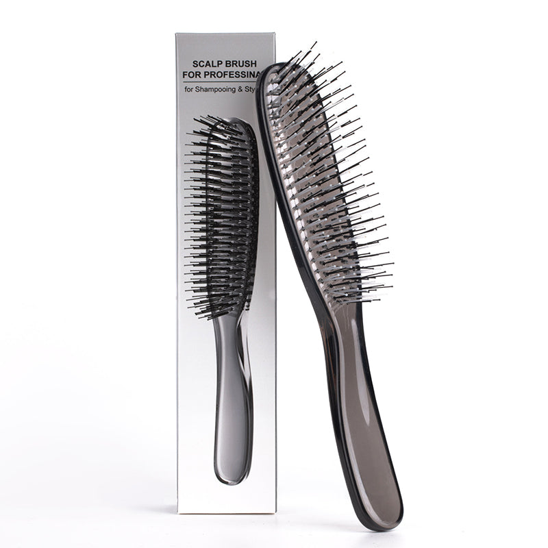 ✨ Brosse démêlante et massante – Démêle instantanément les nœuds en douceur, sur cheveux secs ou mouillés 💆‍♀️