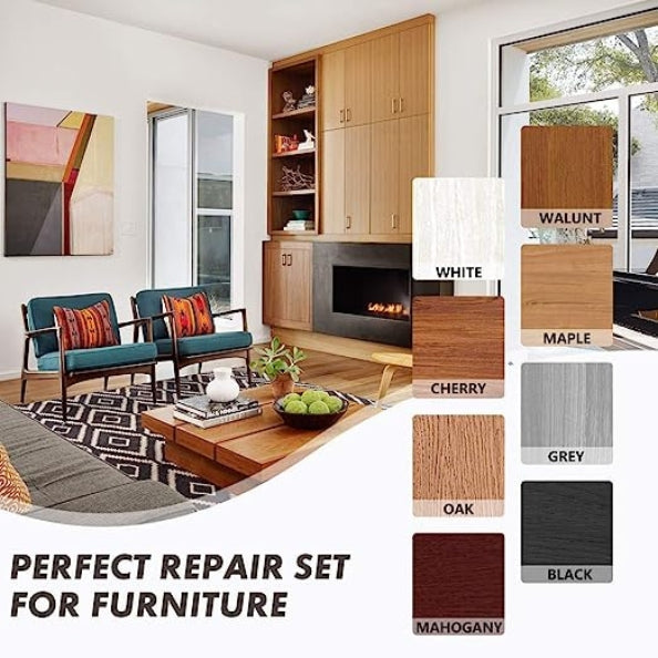 🔥 ACHETEZ 1, OBTENEZ 1 GRATUIT! ✨ Kit de marqueurs pour meubles en bois – Réparation facile ✨