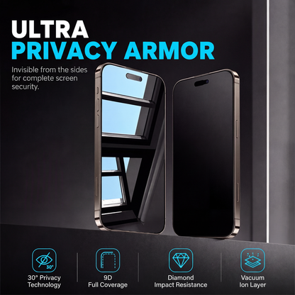 📢 50% de Réduction – Protecteur d'Écran Verre Trempé Privacy, Anti-Espion 30° et Couverture 9D pour iPhone 11 à 17 Pro Max